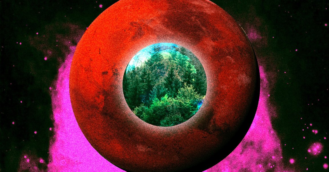 A scientist in the UK wants to build an old growth Earth forest in a bubble on surface of Mars, and honestly? He makes a good case.