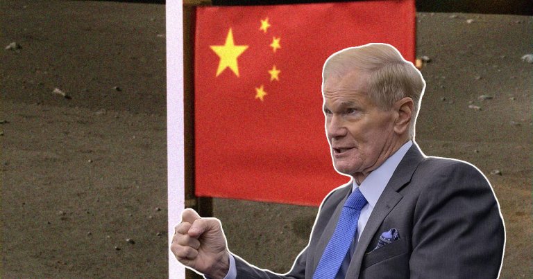 NASA administrator and former astronaut Bill Nelson is afraid that China may get to the Moon first — and claim portions of the surface as its own territory.