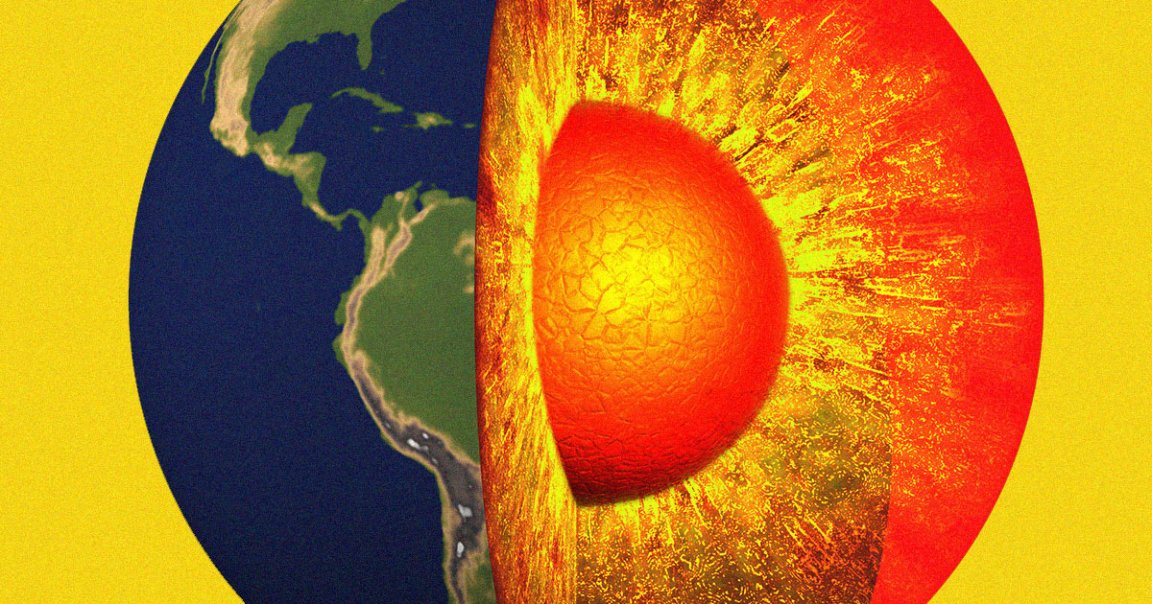 According to a new study, the Earth's inner core appears to have stopped spinning, and is changing its direction every 60 to 70 years or so.