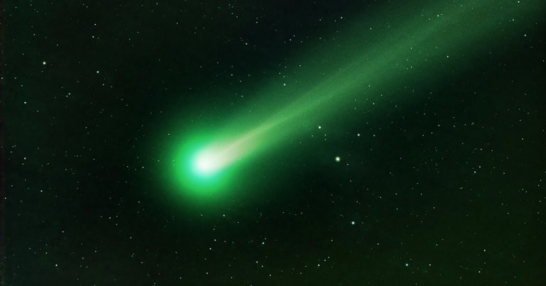 A newly-detected green comet is about to do a flyby near Earth — and it may be visible to the naked eye if conditions are just right.
