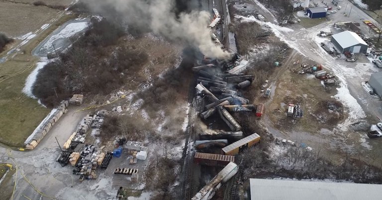 Officials have discovered thousands of dead fish floating in the river, CBS News reports, after a catastrophic train derailment near East Palestine, Ohio.