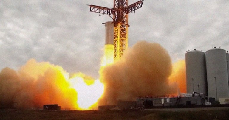 The company just fired 31 of its gigantic Super Heavy booster's 33 rockets at once, producing a gargantuan amount of thrust.
