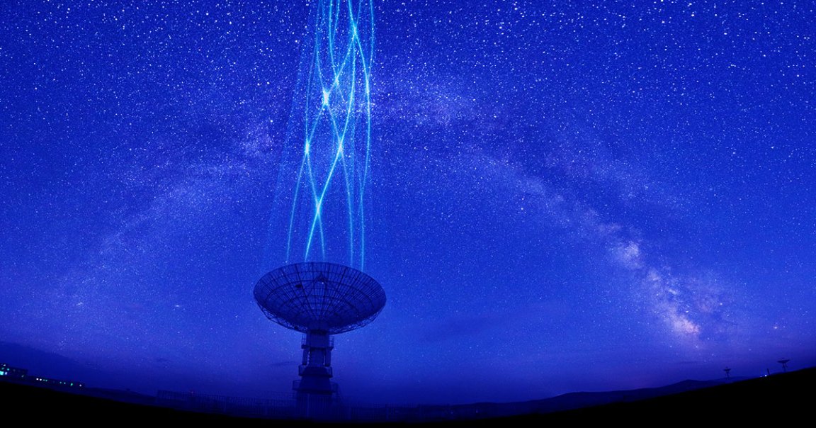 A group of astronomers argues fast radio bursts may be the result of two neutron stars merging, an event that releases a huge electromagnetic charge.