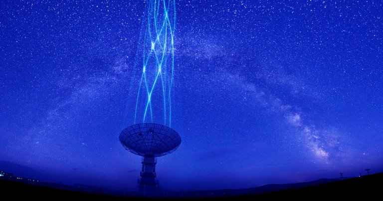 A group of astronomers argues fast radio bursts may be the result of two neutron stars merging, an event that releases a huge electromagnetic charge.