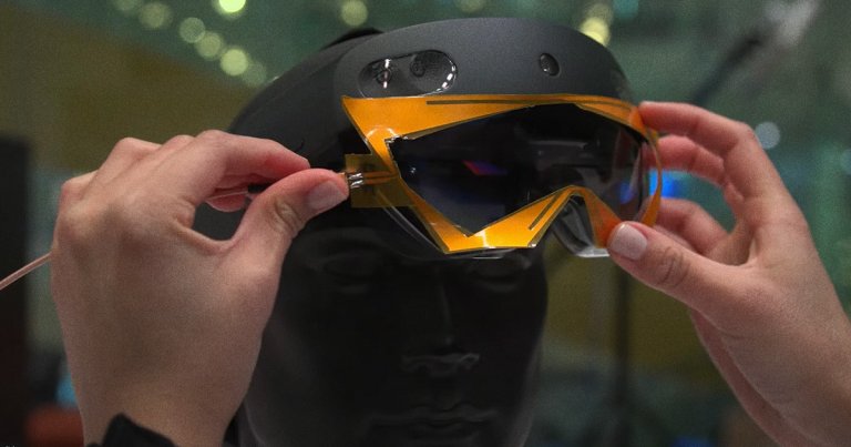 You won't exactly see through any barrier like Superman, but by using this AR headset, you could locate items buried away in a giant warehouse.
