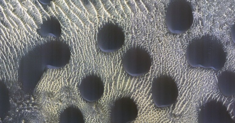 NASA's Mars Reconnaissance Orbiter has spotted some dunes that are practically perfect circles. So the question remains: how did they form?