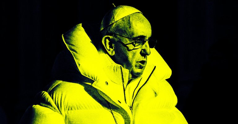 To the shock of absolutely no one, it turns out that those images of Pope Francis looking fresh to death in a pristine white puffer are AI-generated fakes. 