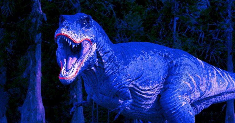 It turns out that the T-Rex may not have had the fearsome, toothy leer with its maw closed that we're all too familiar with.
