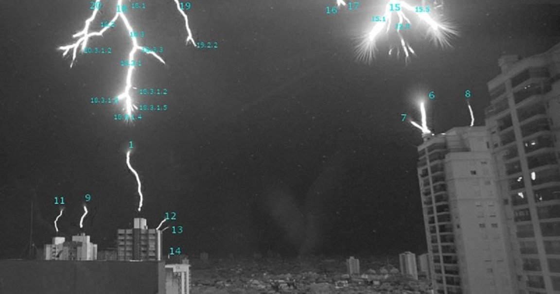 Ever seen lightning shoot upwards from a building to catch another lightning bolt mid-air? Well, if you haven't, you're in luck.