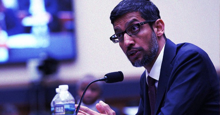 Google CEO Sundar Pichai seems to be very confused as to why anyone might suggest that some AIs may replace human labor.