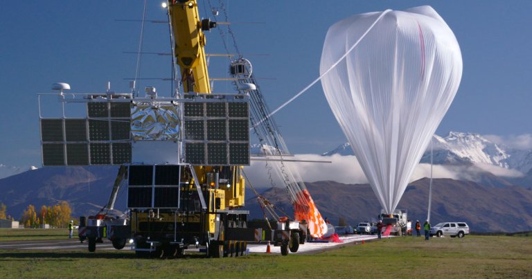 One of NASA's gigantic science balloons developed a leak a mere day and a half into its flight, causing it to plummet into the Pacific Ocean.