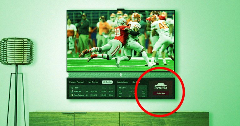 A startup called Telly is planning to give away a whopping 500,000 55-inch TVs to consumers with a second screen that shows ads.