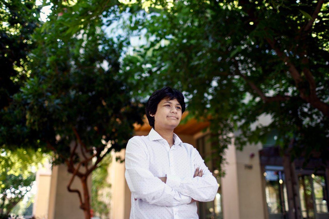 A 14-year-old prodigy is old enough to work at SpaceX, but not old enough to have a LinkedIn profile — and he's furious about it.