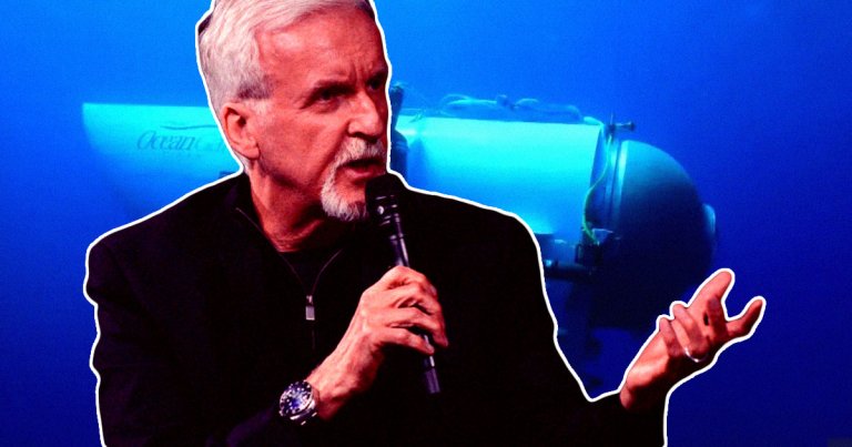 A Visibly Upset James Cameron Compares Submarine Implosion to Sinking of the Titanic