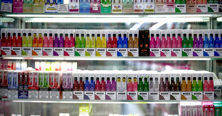 Since 2020, the number of different e-cigarettes being sold in the US has tripled in large part due to unauthorized Chinese imports.