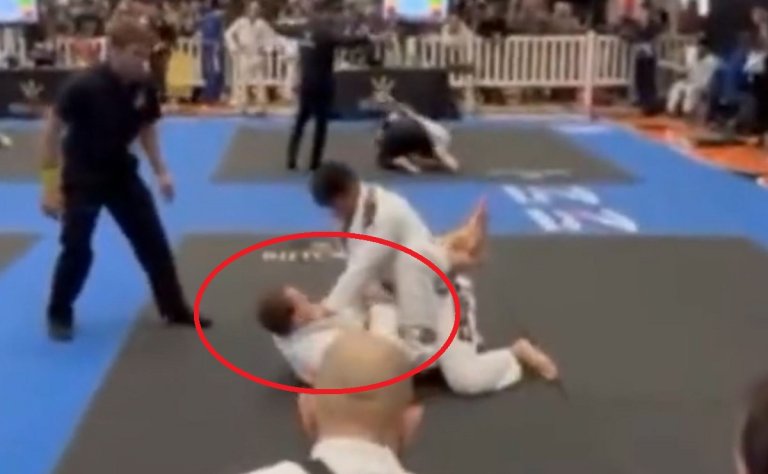 A video of the jiu-jitsu match where Meta-formerly-Facebook CEO Mark Zuckerberg was maybe-choked-out was obtained by NPR.