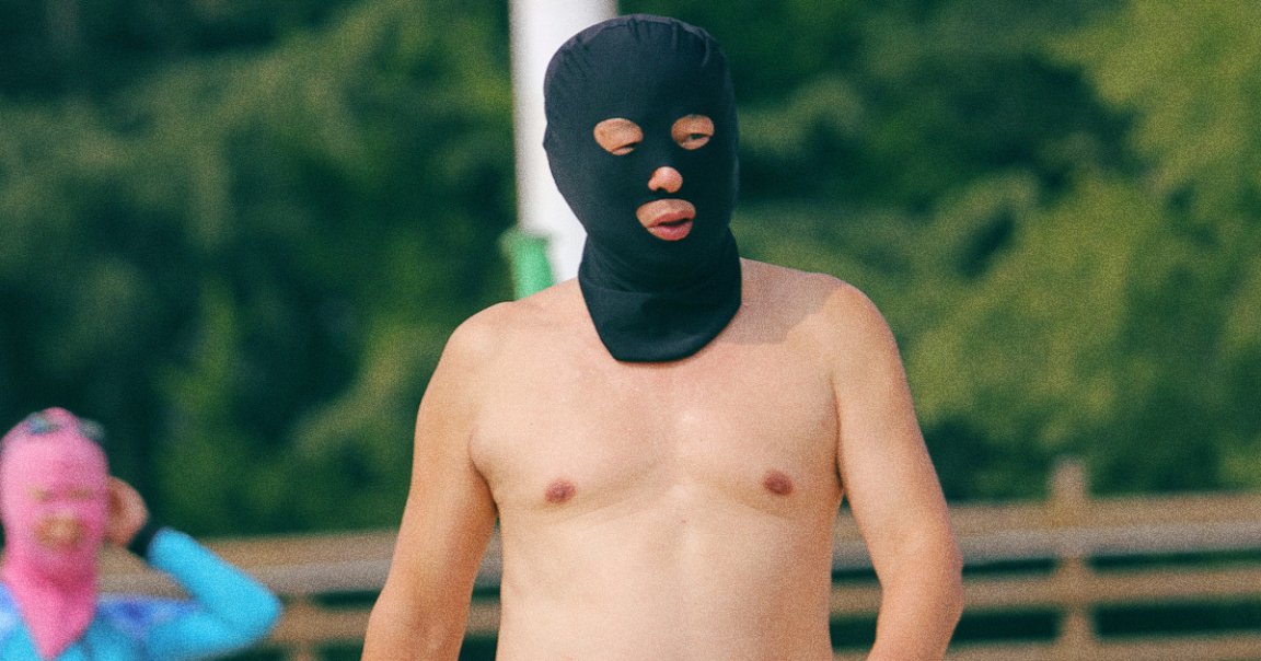 Meet the "facekini," a ski mask of sorts made from UV-resistant fabrics and designed to cover a wearer's entire head and face.