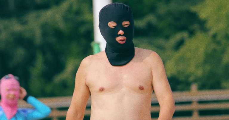 Meet the "facekini," a ski mask of sorts made from UV-resistant fabrics and designed to cover a wearer's entire head and face.