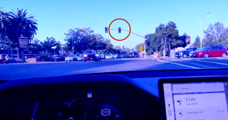During a livestream, Tesla CEO Elon Musk had to intervene while his Tesla on Full Self-Driving tried to run a red light.