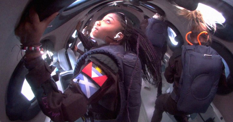 Richard Branson's Virgin Galactic has kicked off its first-ever all-tourist trip into the upper atmosphere, but not space.