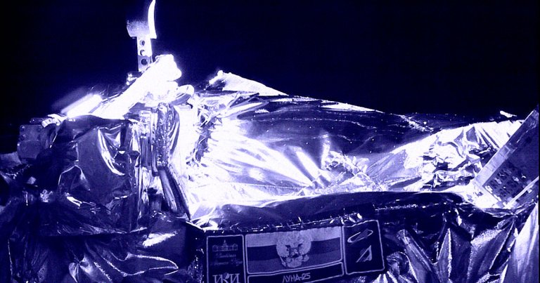 Russian state media recently shared the first images taken by its Luna-25 spacecraft, showing the Earth as a small dot in the distance.