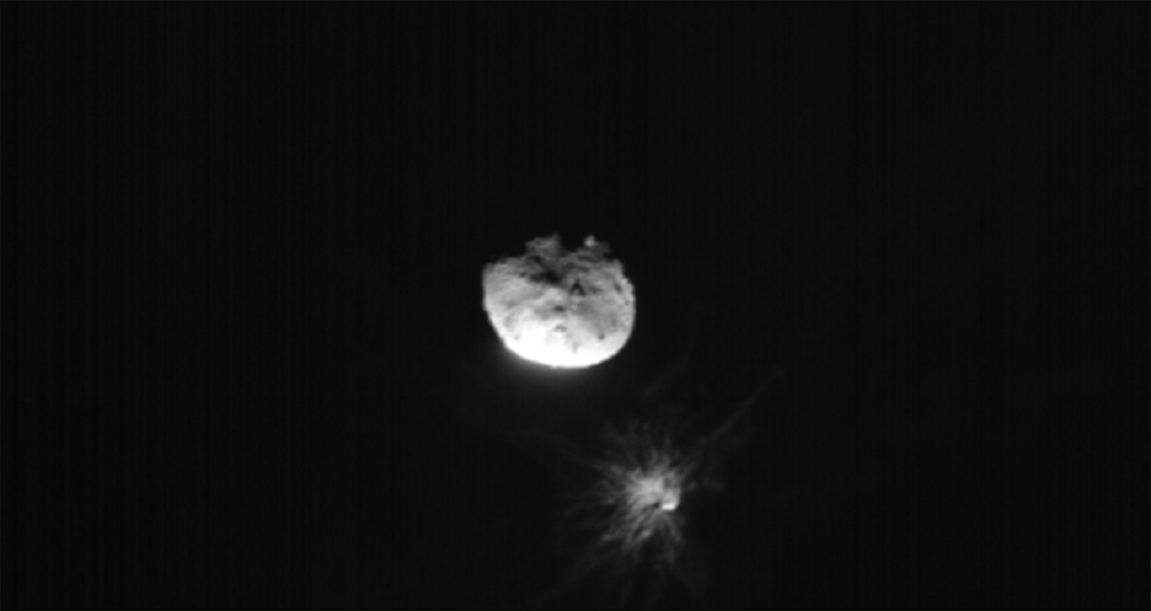 Nearly a year ago, NASA successfully smashed an asteroid for the first time — but now, the asteroid in question is behaving strangely.