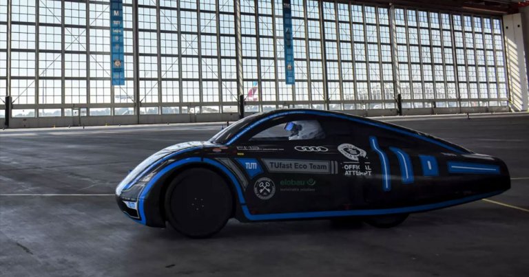 Students have built an incredibly efficient electric car that has crushed the record for the longest distance driven on a single charge.