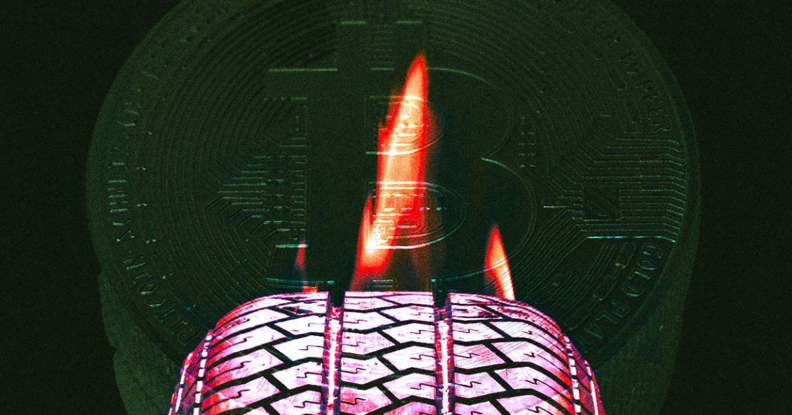 A Pennsylvania crypto company wants to burn tires to fuel Bitcoin mining — and community members are seeing red. 