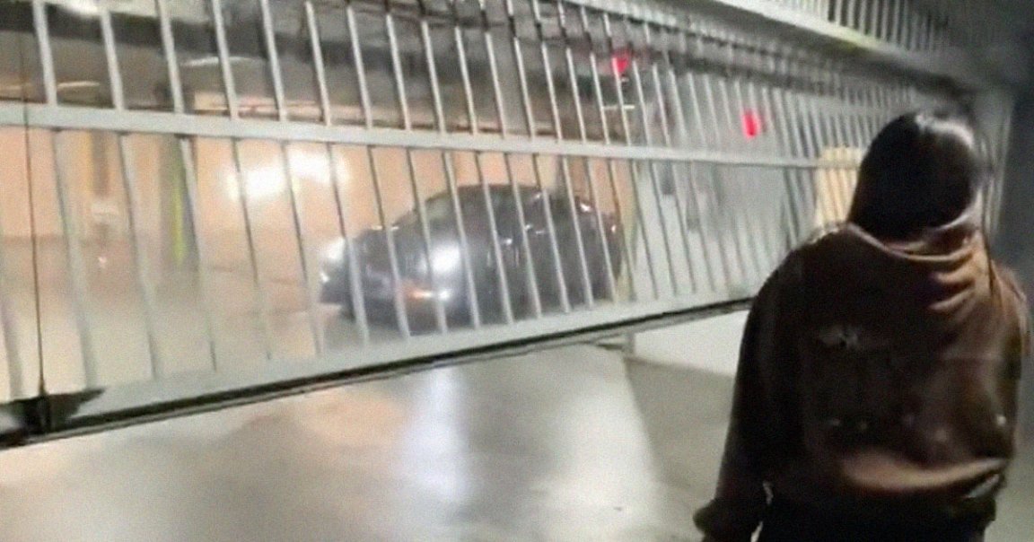 A particularly resourceful Tesla owner used the company's Summon feature to retrieve his Model 3 from a locked parking garage.