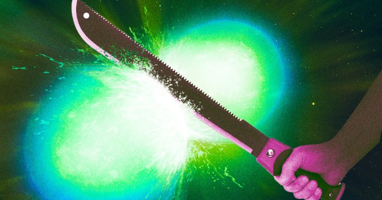 New York University scientists say that forces within neutron stars can slice through the star itself and send out intense gamma-ray bursts.