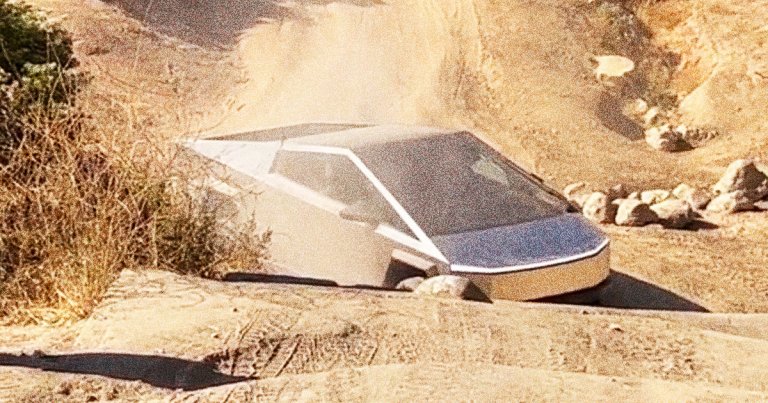 The plight of Tesla's beleaguered Cybertruck continues as social media videos show three of the vehicles struggling to drive off-road.