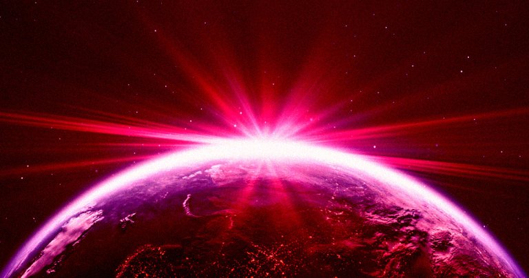 A powerful gamma ray burst was so powerful, it took a chunk out of the Earth's upper atmosphere last year.