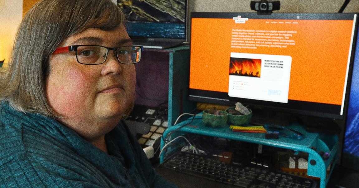 A disinformation expert who previously ran a research center at Harvard is accusing the school of firing her under pressure from Facebook.