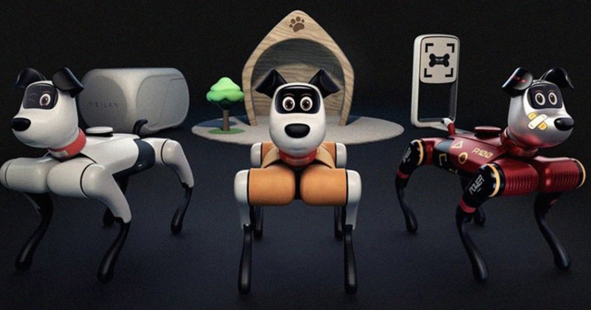 Chinese robotics company called Weilan recently showed off a creepy, cartoonish-looking robot dog called "BabyAlpha."