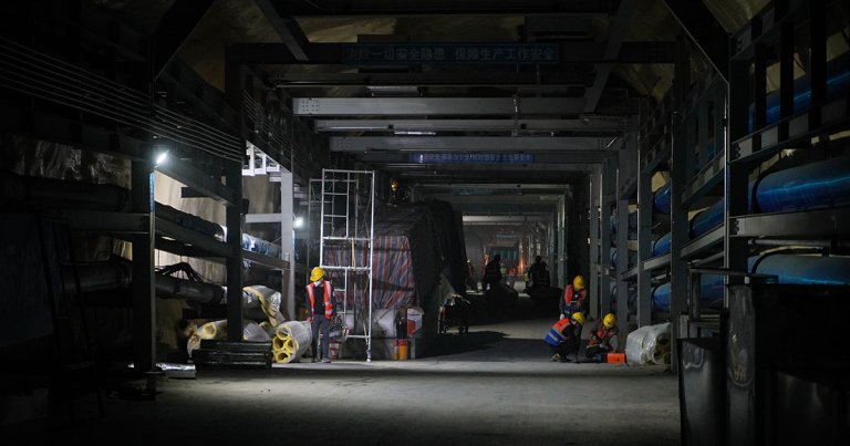 Chinese scientists have opened the deepest and largest underground lab in the world to study dark matter particles.