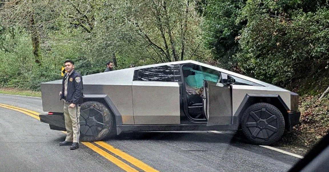 Just before the year drew to a close, a Toyota Corolla crashed into a Cybertruck that was traveling along a road near Palo Alto, California.