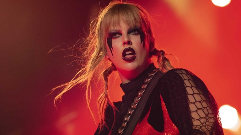 Some AI warlock has forced an image generator to spit out fake photos of Taylor Swift performing in juggalo clown makeup.