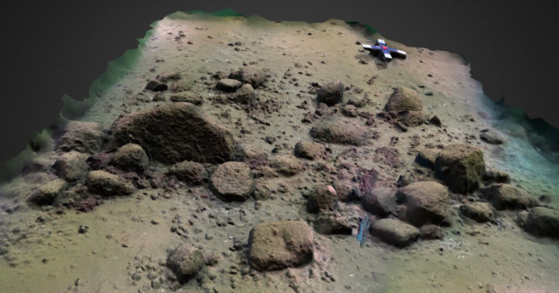 Scientists have found a giant wall underneath the Baltic Sea — and they're pretty sure it was made by Stone Age humans.