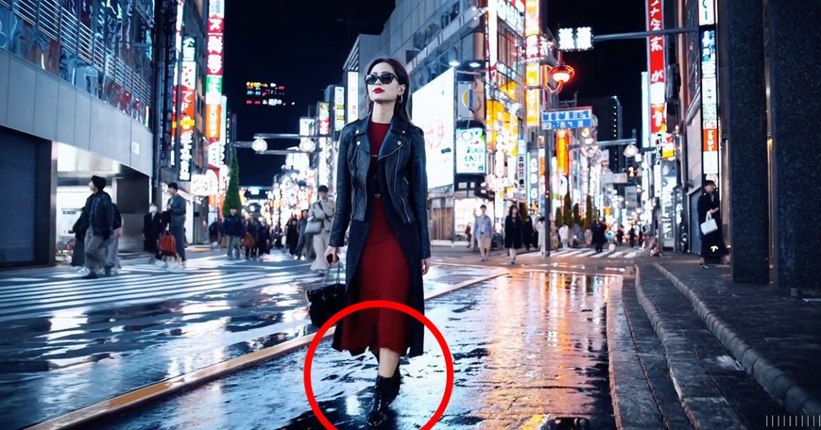 There's something super fishy about the very first AI-generated clip. featured on OpenAI's website about its new AI model called Sora.