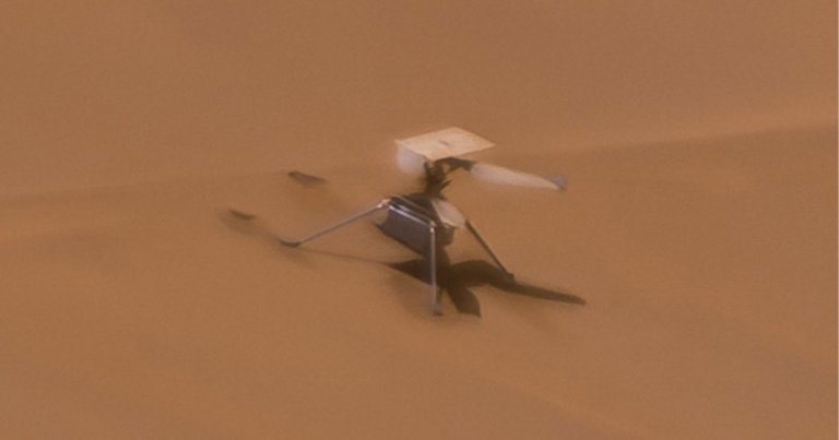Image Shows Mars Helicopter With Blade Completely Snapped Off