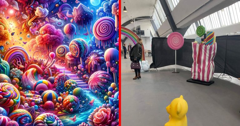 A "Willy Wonka Experience" in Glasgow descended into chaos after furious parents called the cops, telling organizers they had been duped.