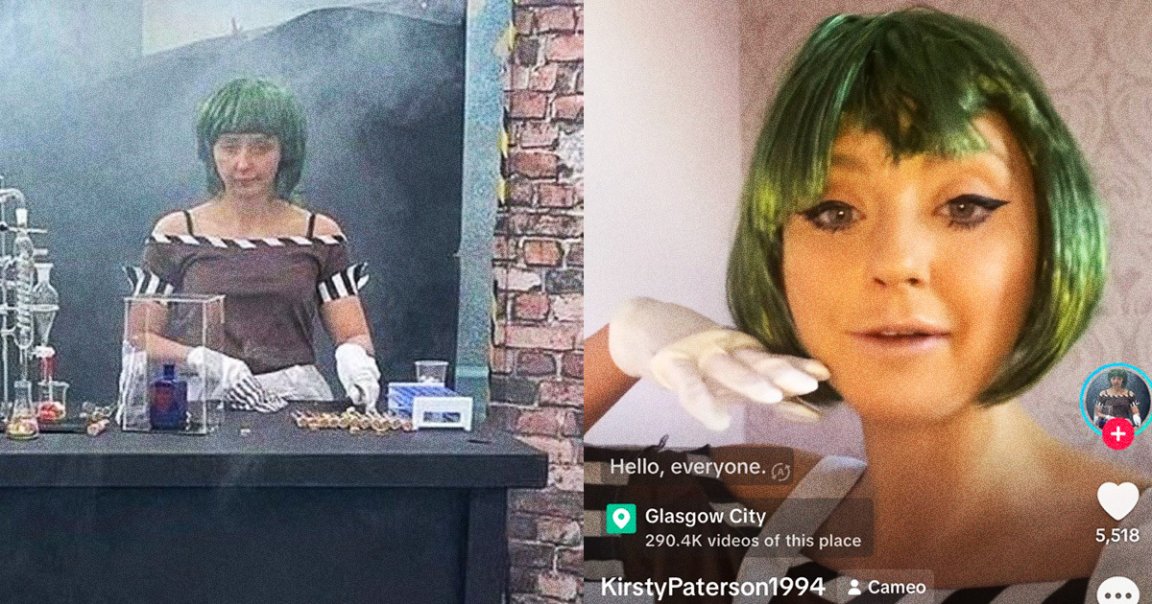 It's been a wild week for the obviously over-it Oompa Loompa from that wonky "Wonka Experience" in Scotland.