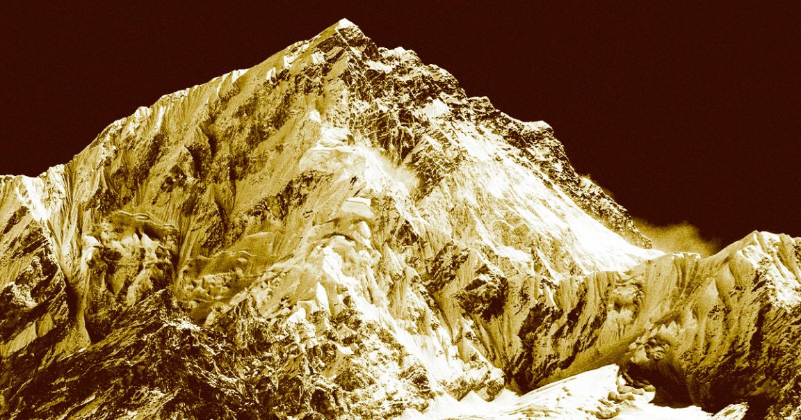 If you want to climb Mount Everest, you gotta take your shit back with you and you can no longer leave it on the mountain.