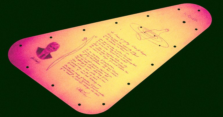 One of NASA's latest probes is carrying on the grand tradition of blasting humanity's message out to the stars.