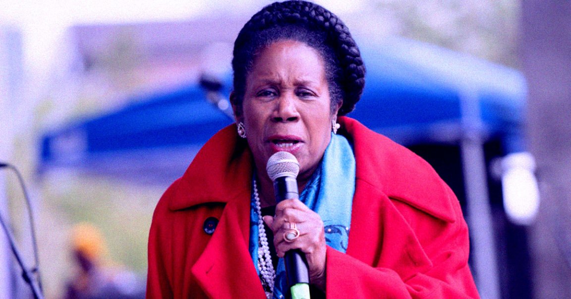 Representative Sheila Jackson Lee told a high school audience on Monday that the Moon was a "planet" that is "made up of mostly gases."