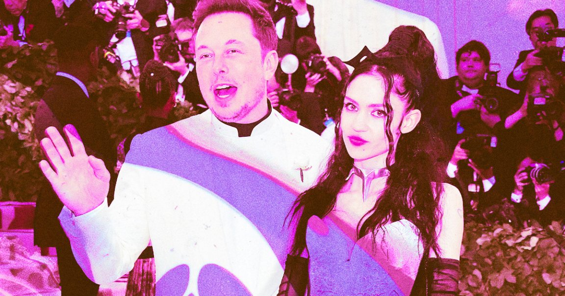 Elon Musk and ex-girlfriend Grimes are seemingly flirting with each other this week on the social media platform X-formerly-Twitter.