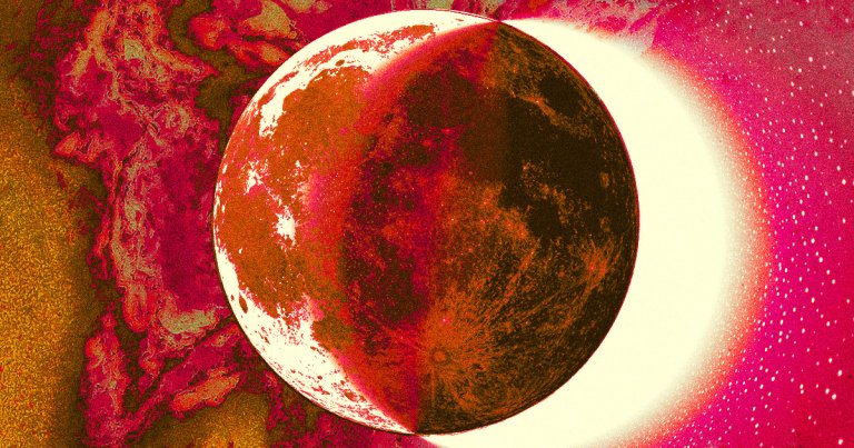 Scientists seem to have figured out why the Moon is made up of such weird heavy rocks — because, as they claim, it turned itself inside out. 