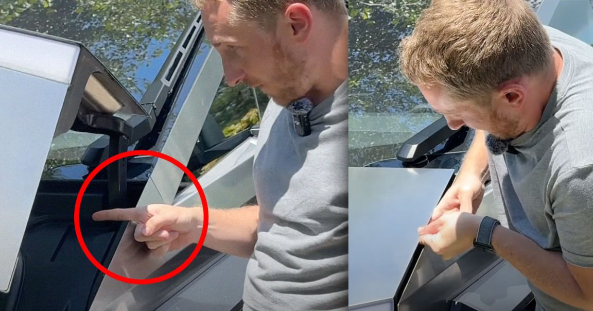 Tesla enthusiasts are finding that the Cybertruck still has a tendency to chew up fingers, even though the company issued an update.