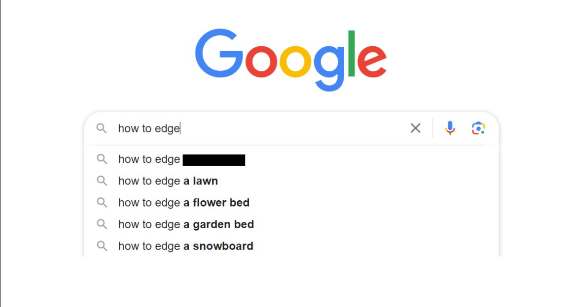 If you search the words "how to edge" on Google, the words "in class" are recommended as the top autocomplete suggestion.