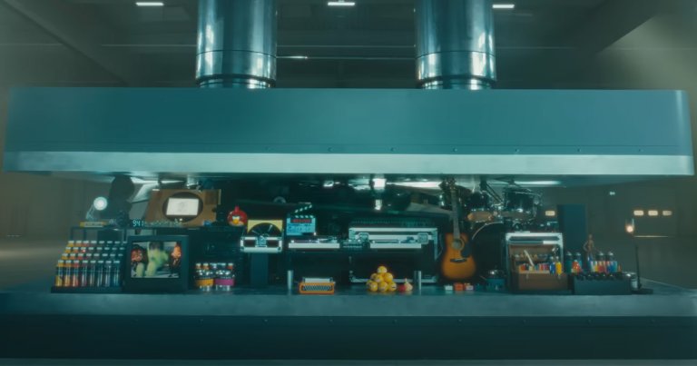 A new iPad ad shows a hydraulic press crushing beloved creative objects — and, perhaps, our dreams along with them.